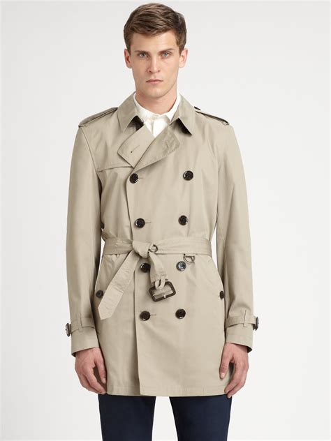 burberry mens double breasted coat|Burberry men's coat outlet.